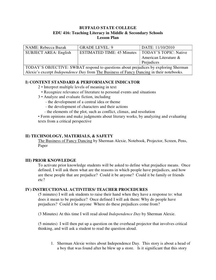 literature lesson plans for middle school what is literature lesson plan